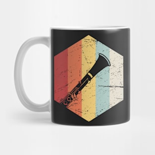 Retro Clarinet Marching Band Icon Mug